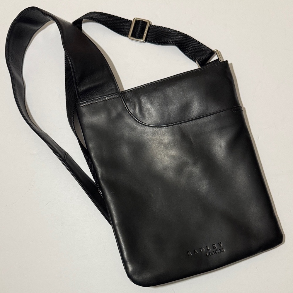 RADLEY LONDON Black Women’s Black soft Leather Crossbody Bag NWOTGS